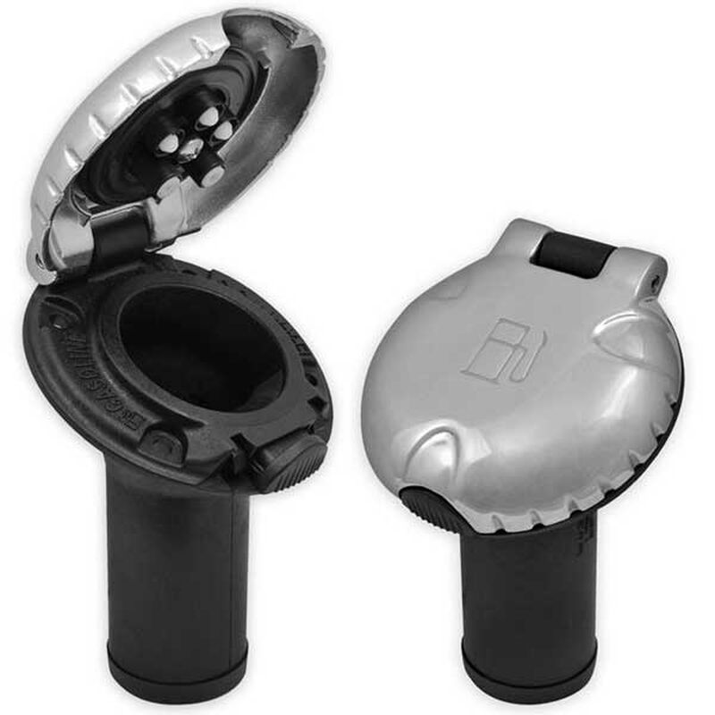 ATTWOOD Angled Chrome Deck Fill for Carbon Canister West Marine