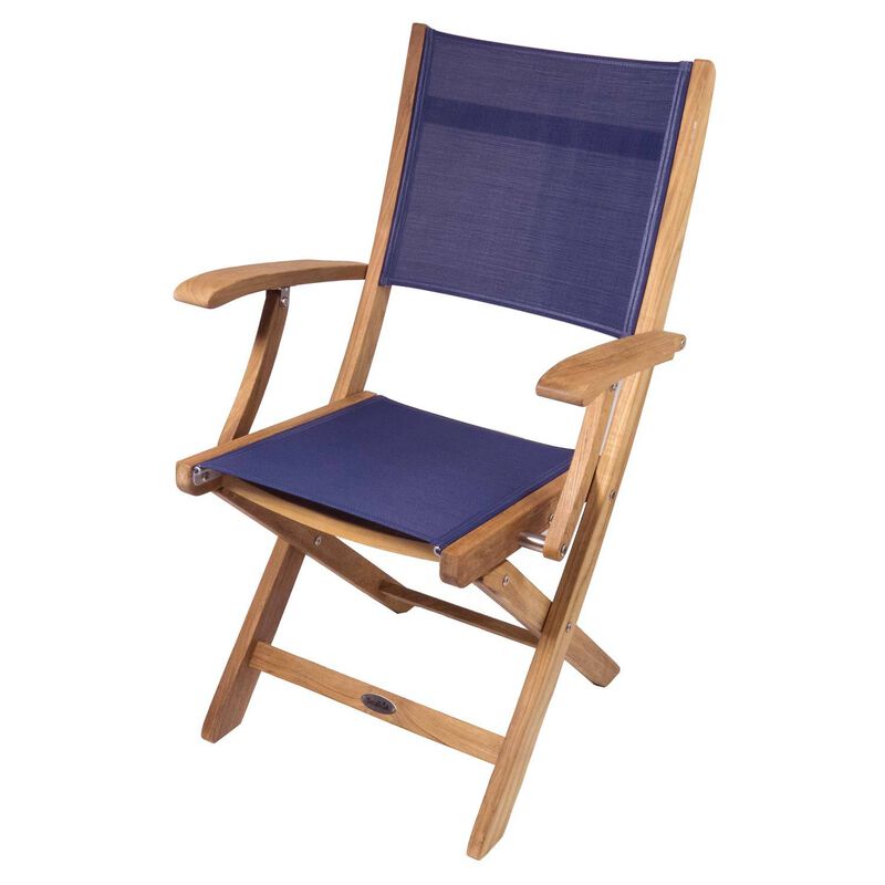 SEATEAK Bimini Teak Folding Deck Chair