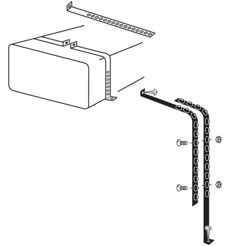 MOELLER Fuel Tank Cradle Hold Down Kit West Marine