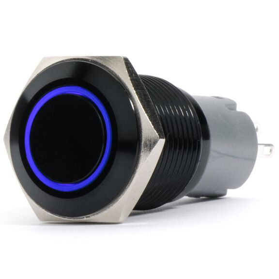 19mm Two Position Switch, Blue image number 0