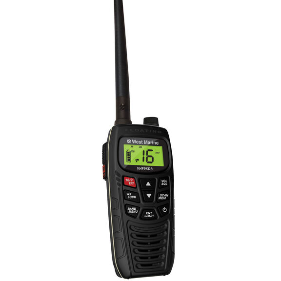 VHF95DB Dual Band Floating Handheld VHF Radio image number 0