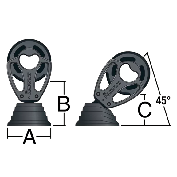 100mm Aluminum Standup Block &mdash; Becket image number 0
