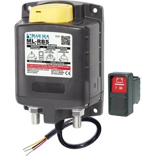 ML-RBS Remote Battery Switch with Manual Control Auto-Release, 24V