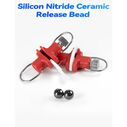 BLUEWING Zirconia Outrigger and Flat Line Release Clip Red 2pcs image number 3