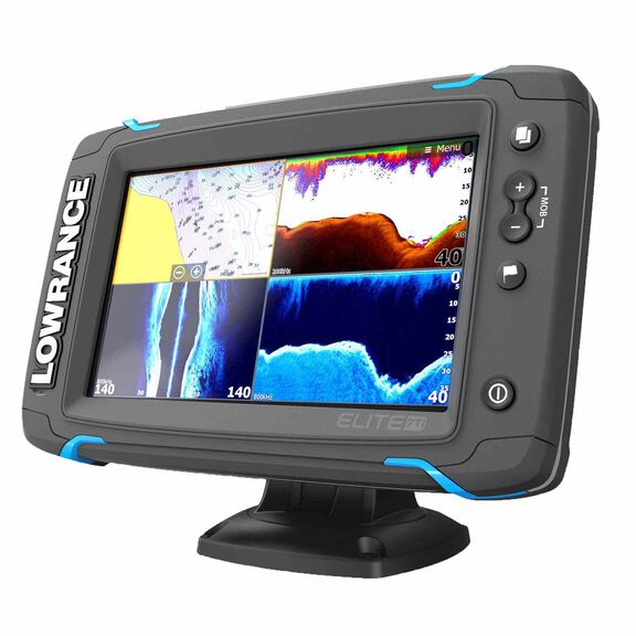 Elite-7 Ti Fishfinder/Chartplotter Combo with DownScan Transducer and Basemap Charts image number 2