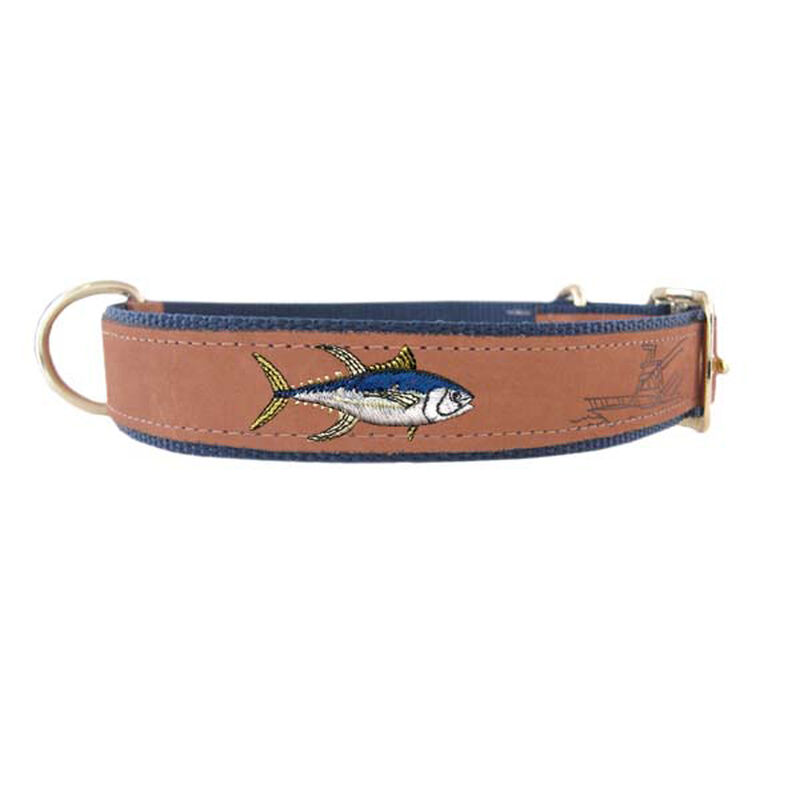 Yellowfin Embroidered Dog Collar image number 0