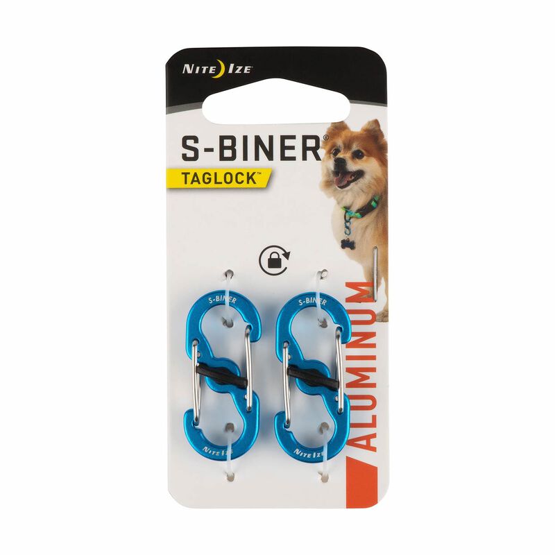 S-Biner® TagLock™ Aluminum,- 2-Pack image number 1