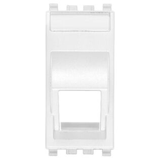 Vimar Eikon RJ45 Slating Adaptor for Keystone Connector, White