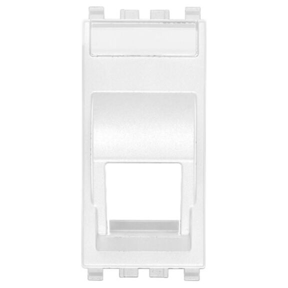 Vimar Eikon RJ45 Slating Adaptor for Keystone Connector, White image number 0
