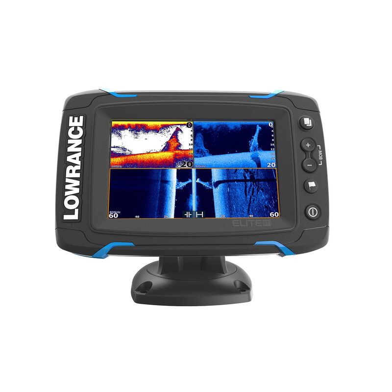 Elite-5 Ti Fishfinder/Chartplotter Combo with DownScan Transducer and Basemap Charts image number 0