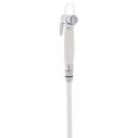Recessed Shower Chrome Cup & Lid, Hammer-Head Arctic White Sprayer, 10' White Rubber Hose image number 8