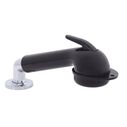 Deck-Mount Sprayer Large Black Sprayer w/Elbow, 6' Black Rubber Hose, Ultra-Low Profile Holder image number 0