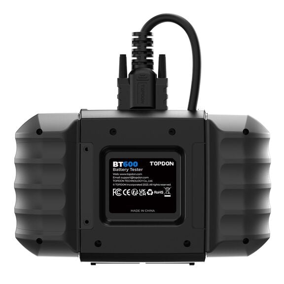 Tester Batteria Auto TOPDON BT600 - 12V/24V, Stampa Rapporti, Per Professionisti - Foto 8