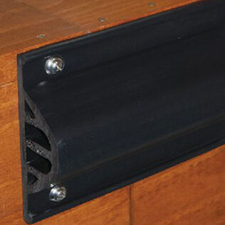 Dock Pro Premium Side Guard, 10' Straight, Black