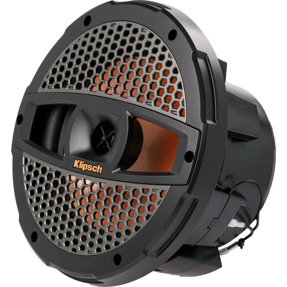 8.5" Marine Coaxial Speakers with Onyx Steel Colored Grilles image number 5