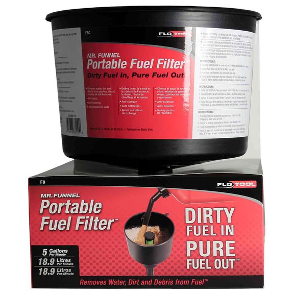Large Conductive Portable Fuel Filter image number 2