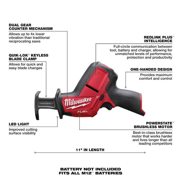 M12 FUEL&trade; HACKZALL&reg; Recip Saw image number 1