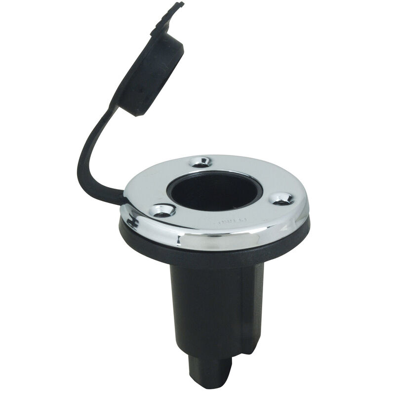 Plug-In Type Base, 0° Base, 2 Contacts, Accepts CAM Collar, Round image number 0