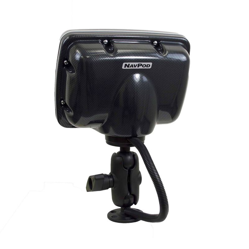 PowerPod with RAM Mount Pre-Cut for Garmin GPSMAP 820, 820xs, 840 and 840xs (Carbon Series) West Marine