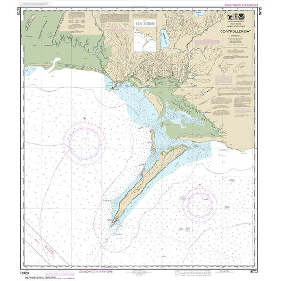 #16723 NOAA Nautical Chart Controller Bay image number 0