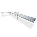 T-Shaped Aluminum Frame with Titan Platinum Decking Complete Dock Packages image number 3