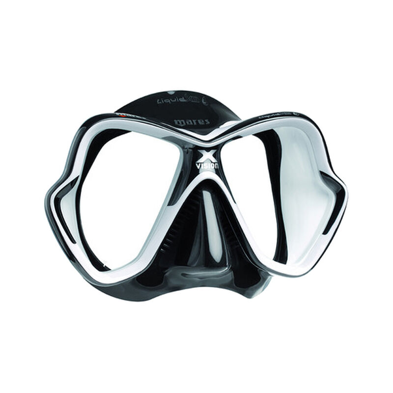 X-Vision LiquidSkin Dive Mask, White/Black image number 0