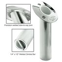 30&deg; Flush-Mount Stainless Steel Rod Holder image number 1