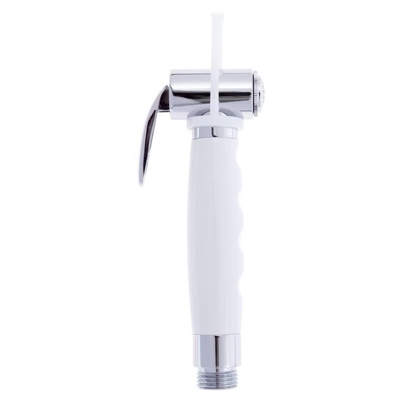 Hammer-Head Sprayer w/Hook, 1/2" NPS Chrome/Arctic White image number 0