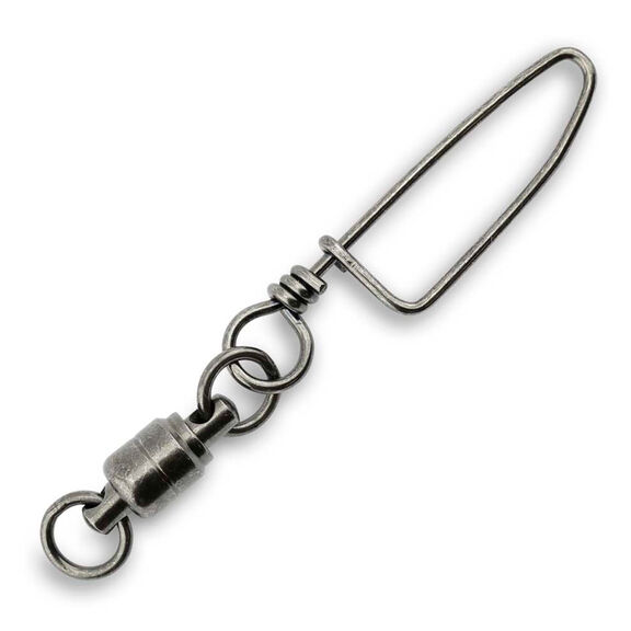 Solid Brass Ball Bearing Snap Swivels with Double Welded Rings image number 0