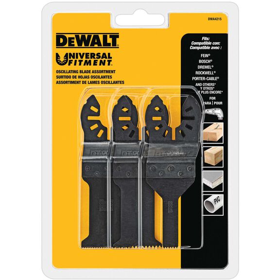 DEWALT 1-1/4" Steel Oscillating Tool Blade (3 Pack) image number 0