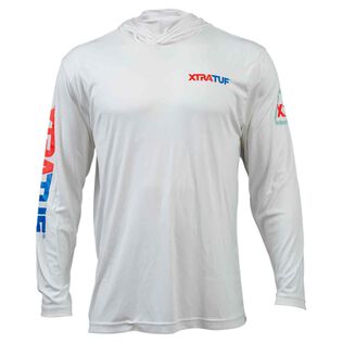 Men's Hooded Logo UPF Shirt