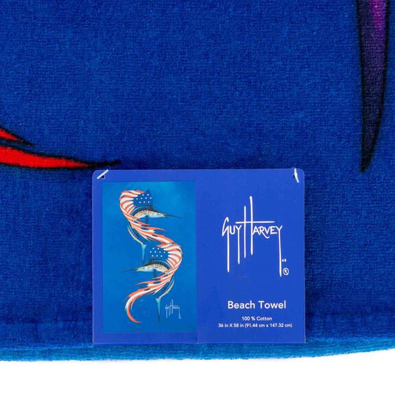 58" x 36" Americana Sailfish Towel image number 3