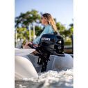 Suzuki DF4A HP 4-Stroke Outboard, 15" Shaft, Manual Start, Black image number 3