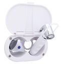 Trinidad Transom Shower Cold Only, Arctic White Cup & Lid, Hammer-Head Arctic White Sprayer, 6' White Rubber Hose, Chrome Trinidad Handle image number 1