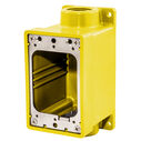 Hubbell Watertight FD Box, 3/4", Yellow image number 0