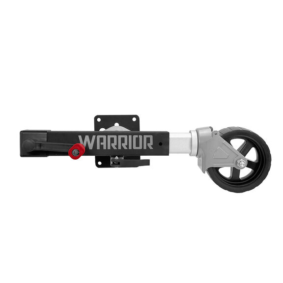 1800 lb. Warrior Marine Trailer Jack, Side Wind, Bolt-On Swivel Plate, with Wheel image number 7