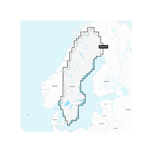Navionics+ EU067R Sweden, Lakes and Rivers, Electronic Chart