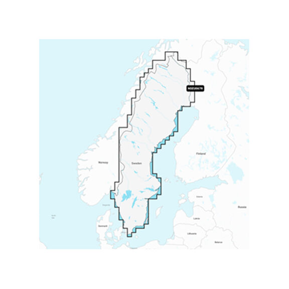 Navionics+ EU067R Sweden, Lakes and Rivers, Electronic Chart image number 0