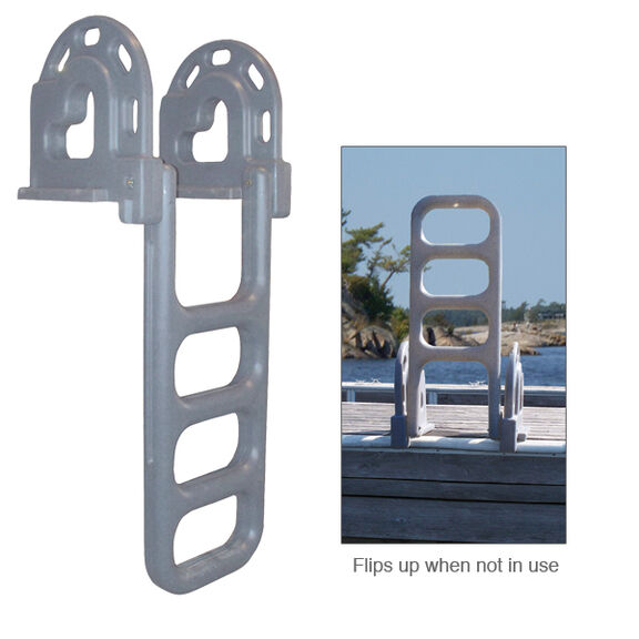 Polyethylene Flip-Up Dock Ladder image number 0