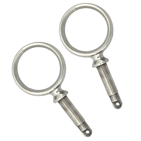 Stainless Round Steel Oarlock, 2" Interior Diameter image number 0