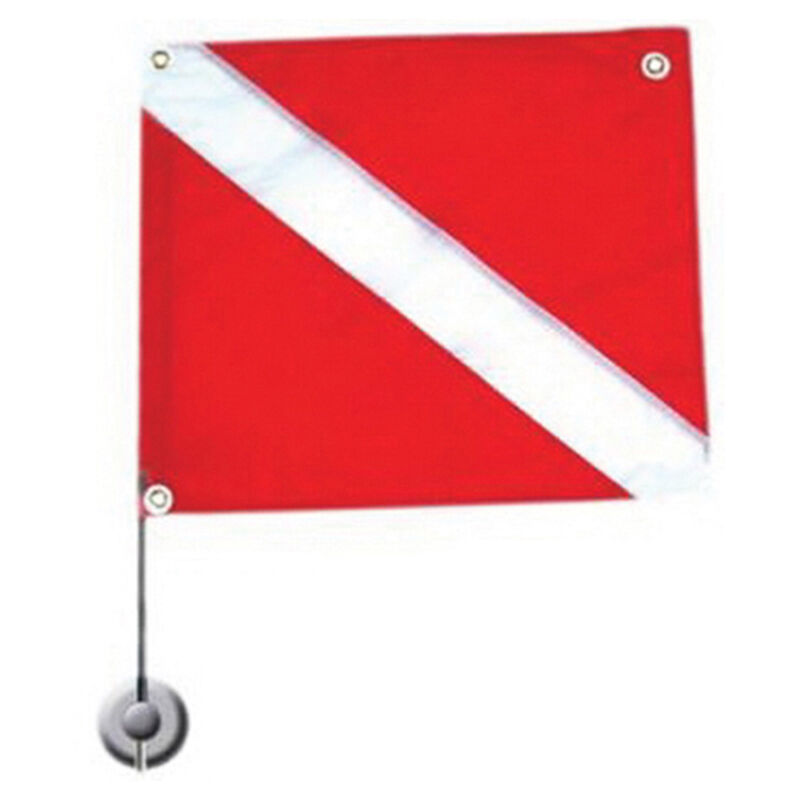 Diver Down Flag with Suction Cup image number 0