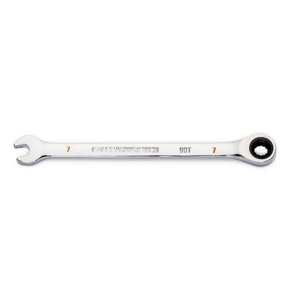 7mm 90-Tooth 12 Point Ratcheting Combination Wrench image number 1