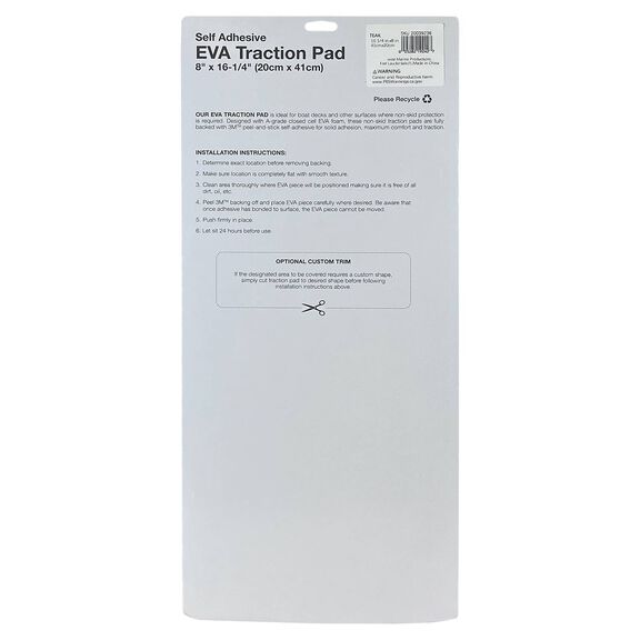 WEST MARINE EVA Foam Traction Pad Faux Teak 16.25" x 8" West Marine