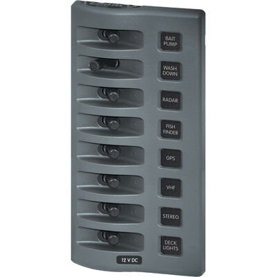 WeatherDeck® Waterproof Switch Panel, Eight-Position