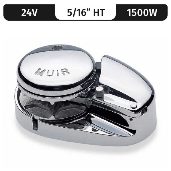 Muir Storm 2500 Low-Profile Windlass, 5/16" HT (G4), 24V DC, 1200W image number 0