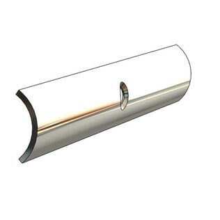 Rub Rail, 3/4" x 6', 304 Stainless Steel, DR/CS #8 on 6' Centers