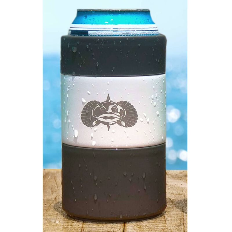 *ToadFish Non-Tipping Slim Can Cooler White