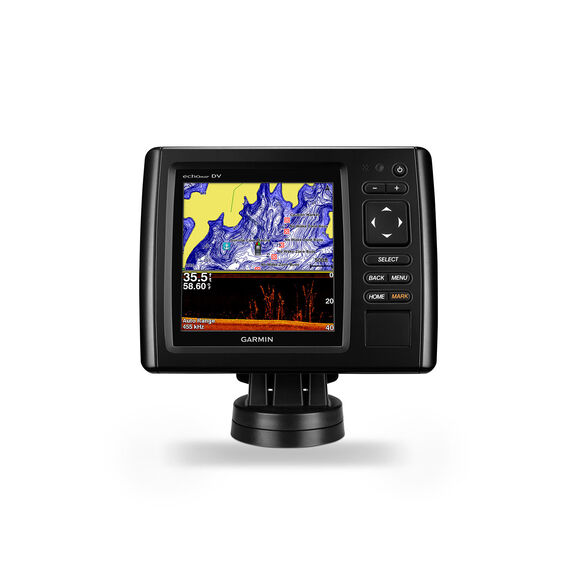 echoMAP CHIRP 53dv Fishfinder/Chartplotter with GT22-TM ClearV&uuml;/CHIRP Transducer and LakeV&uuml; HD Maps image number 1