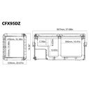 85 Liter Dual Zone AC/DC Portable Refrigerator/Freezer image number 5