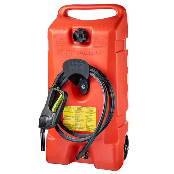 Duramax 14 Gallon Wheeled Gas Can with Flo N' Go Pump image number 0